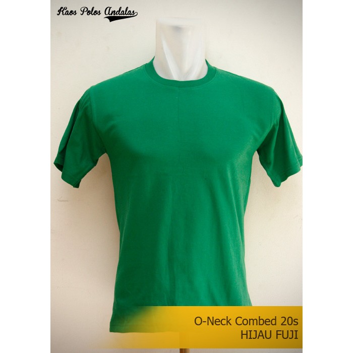 Jual Kaos Polos Distro Bahan Cotton Combed S Warna Hijau Fiji