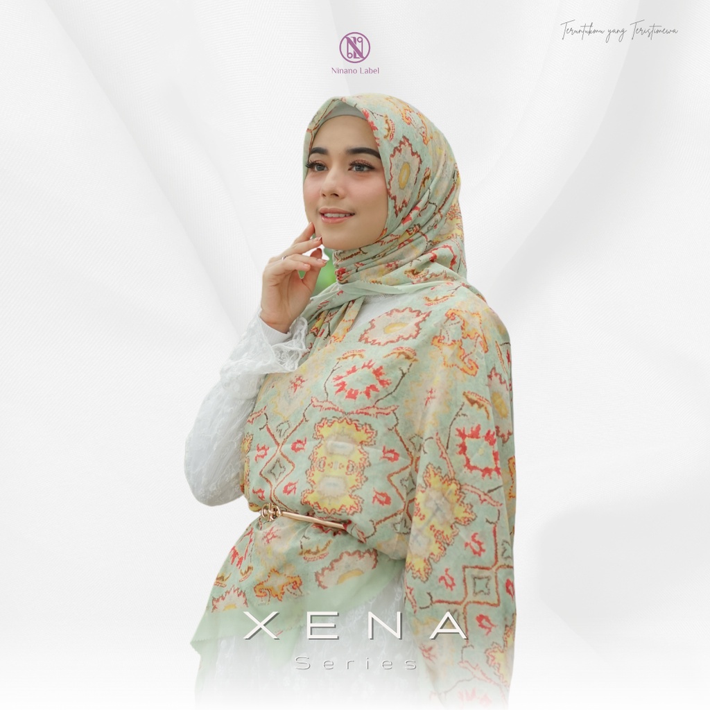 Jual Xena Series Ninano Label Scraft Segi Empat Hijab Segi Empat