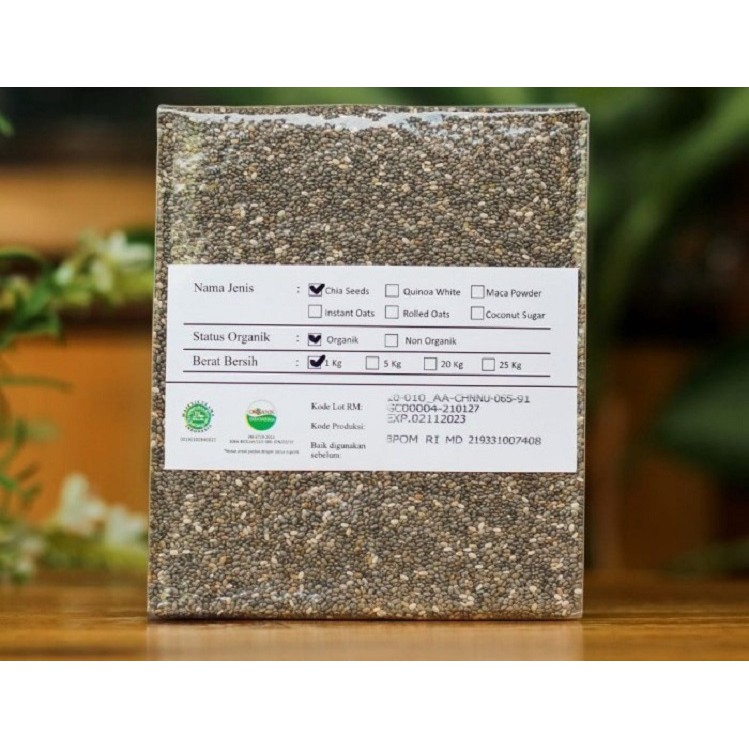 Jual Organic Black Chia Seed Mexico Kg Shopee Indonesia