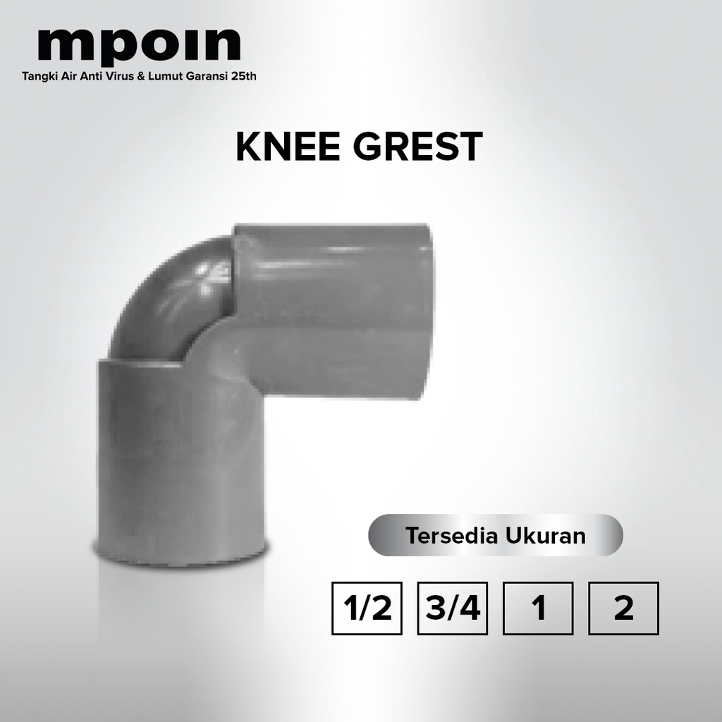 Jual Grest Knee Fitting Pipa Pvc Knie Elbow Keni L Shopee Indonesia