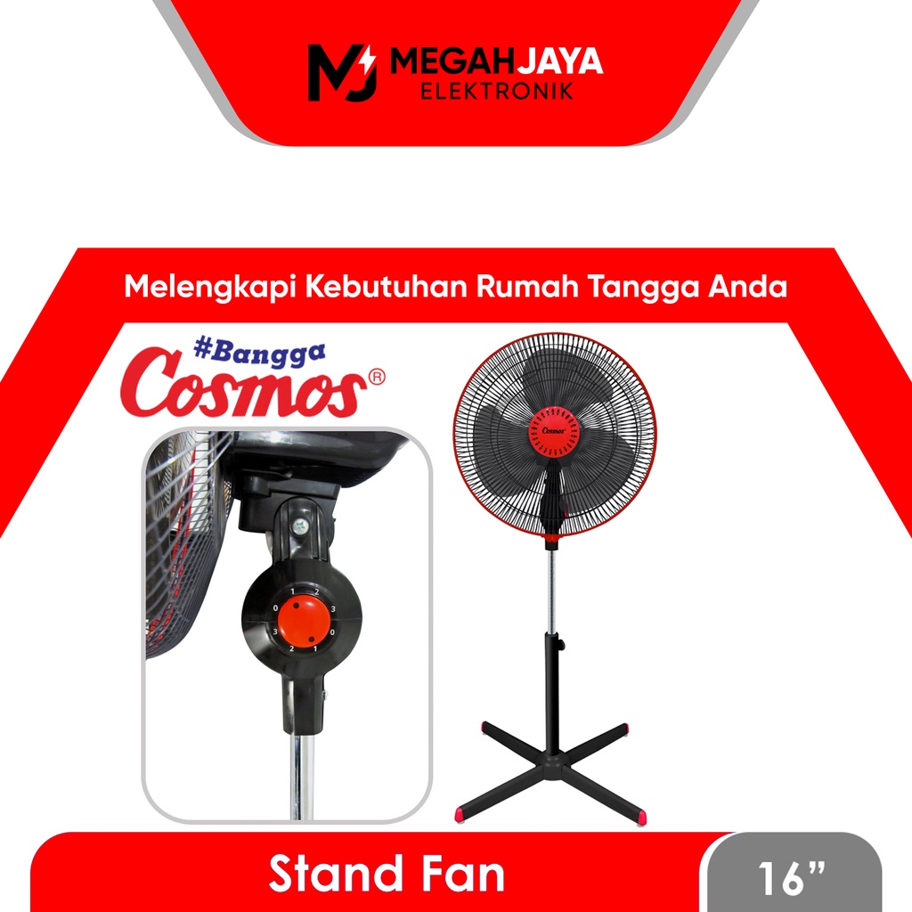 Jual Cod Ready Cosmos Hyperlite Stand Fan Kipas Angin Xdc