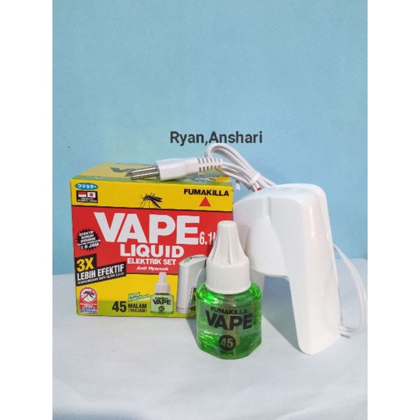 Jual Obat Nyamuk Vape Liquid Elektrik Malam Fumakilla Shopee Indonesia