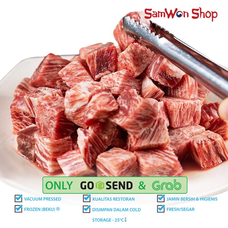 Jual SAIKORO WAGYU BEEF MELTIC CUBE STEAK 1KG DAGING SAPI WAGYU