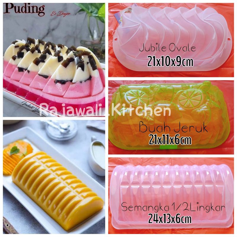 Jual Cetakan Puding Buah Semangka Jubile Ovale Ulir Plastik Shopee