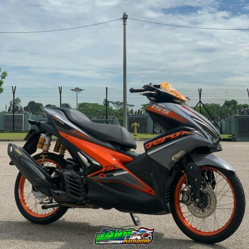 Jual Striping Sticker Aerox Nvx Special Edition Transparan Uv