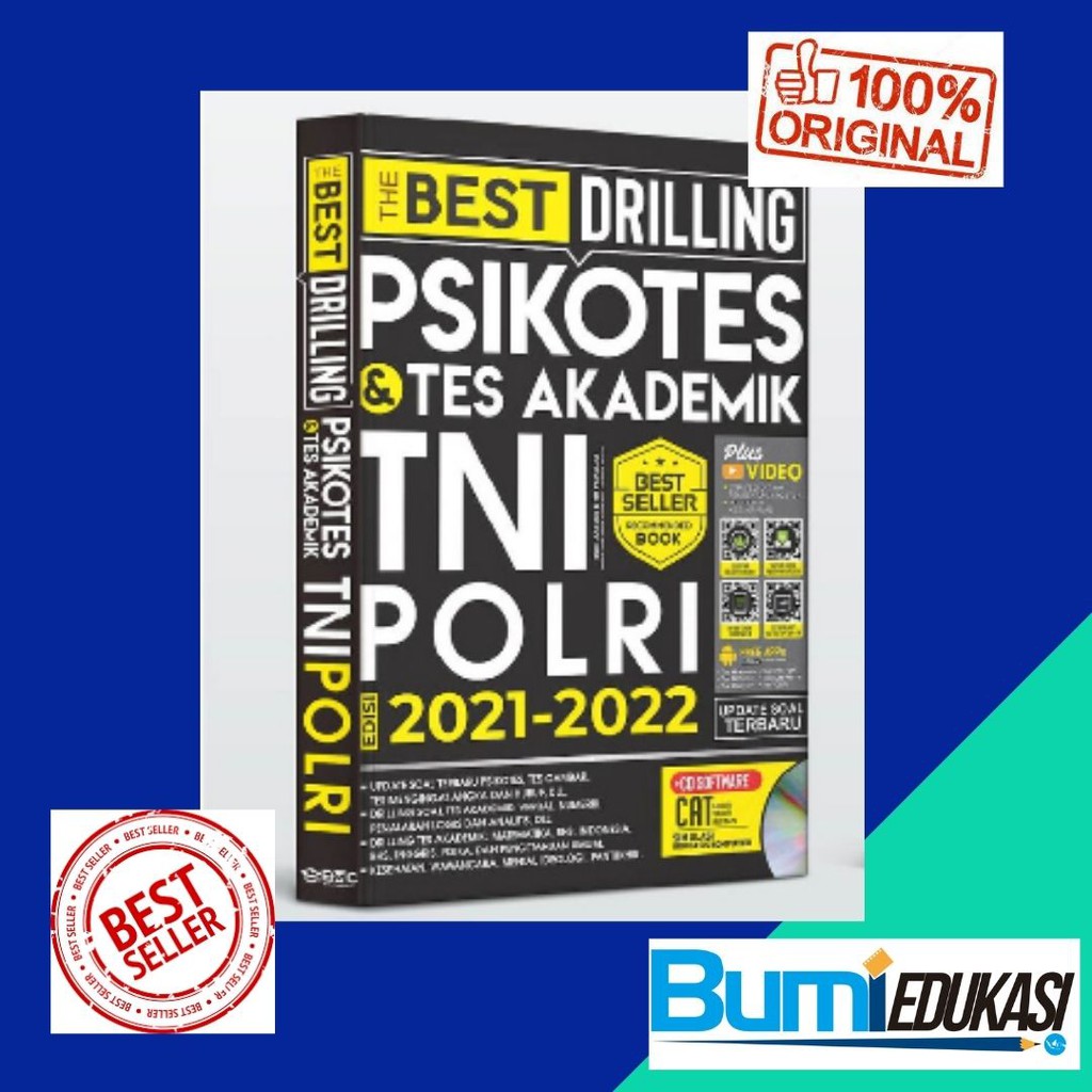 Jual The Best Drilling Psikotes Tes Akademik Tni Polri