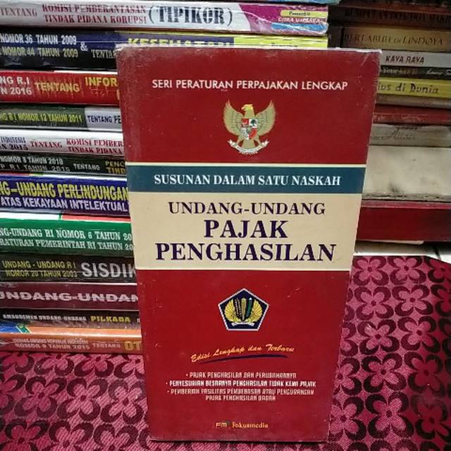 Jual Buku Original Susunan Dalam Satu Naskah Uu Pajak Penghasilan