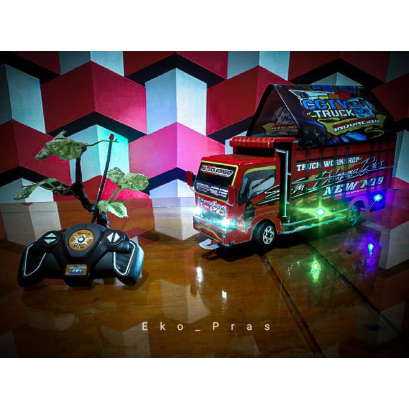 Jual Miniatur Truk Jumbo Terbesar Full Variasi Pake Remot Control