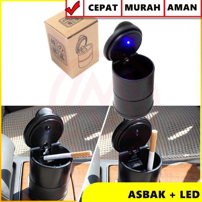 Jual Asbak Mobil Led Car Ashtray Asbak Rokok Portable Serbaguna