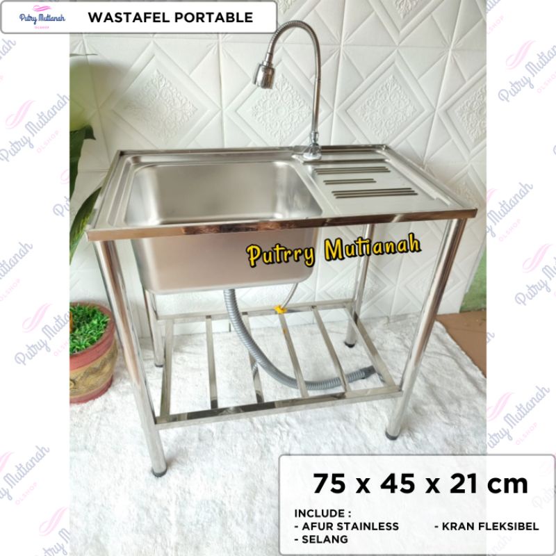 Jual Terlaris Wastafel Portable Cuci Piring Uk X Kitchen Sink Bak