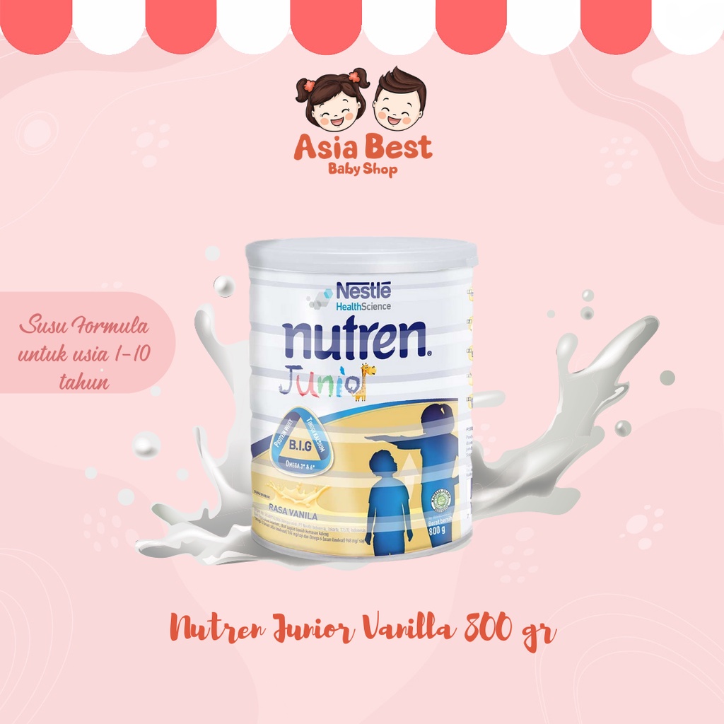 Jual NESTLE NUTREN JUNIOR VAN 800 GR Susu Pertumbuhan Untuk Usia 1 10