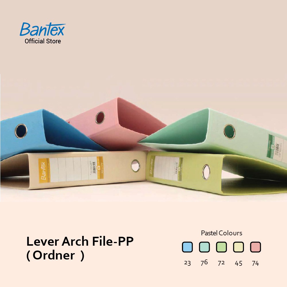 Jual Bantex Lever Arch File Ordner Pp A Cm Pastel Colours