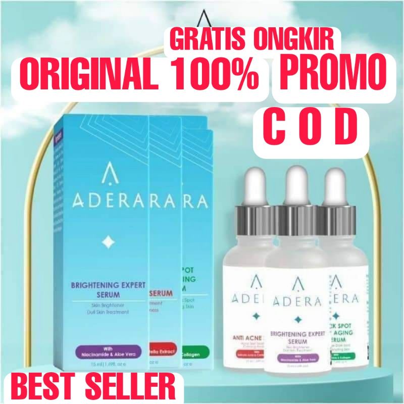 Jual Adera Serum Wajah Glowing Putih Bersih Bebas Jerawat Kusam Flek