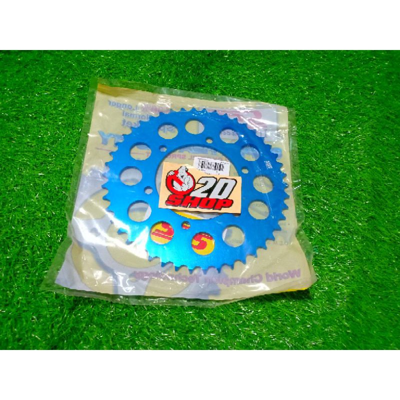 Jual Gear Gir Belakang Sss Alumunium Blue 520 Ukuran 40 41 42 43 Ninja