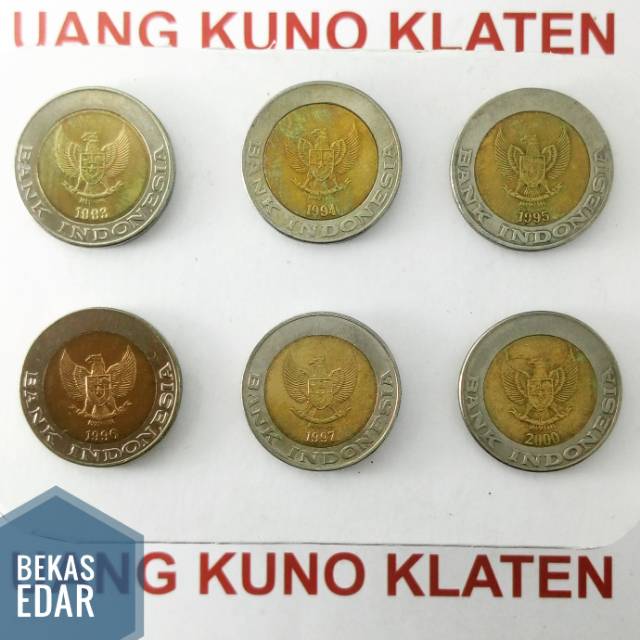 Jual Set Tahun Lengkap 1000 Rupiah Kelapa Sawit Uang Koin Kuno Paket