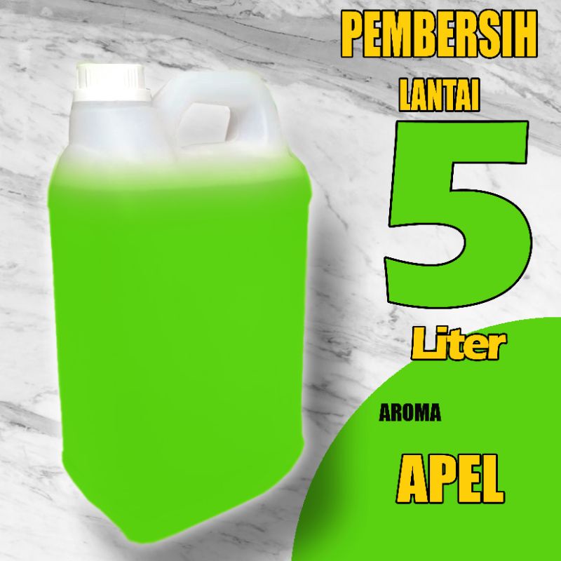 Jual PEMBERSIH LANTAI 5 Liter Aroma Apel Obat Pel Lantai Shopee