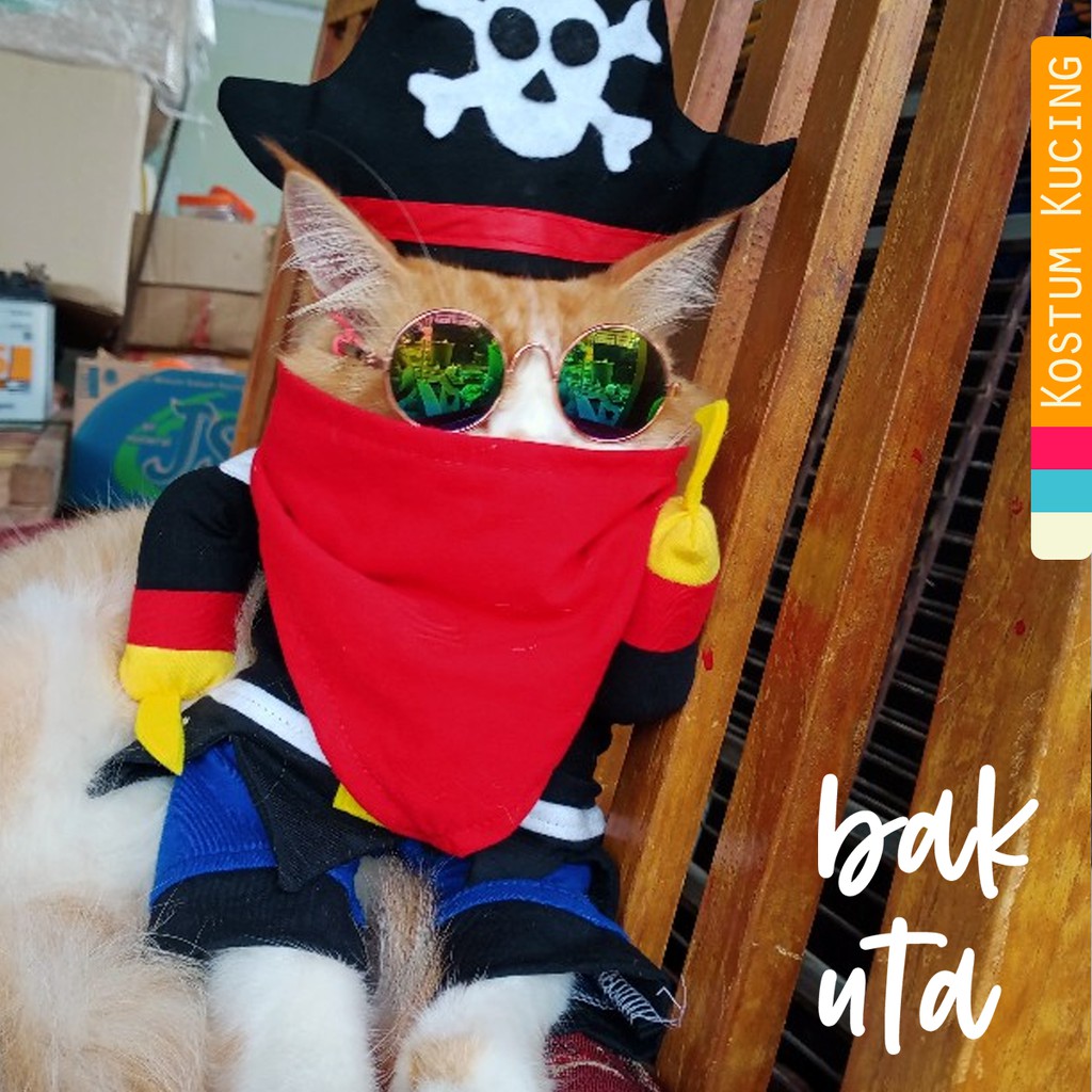 Jual Kostum Pirate Bajak Laut Untuk Kucing Anjing Jual Baju Kucing