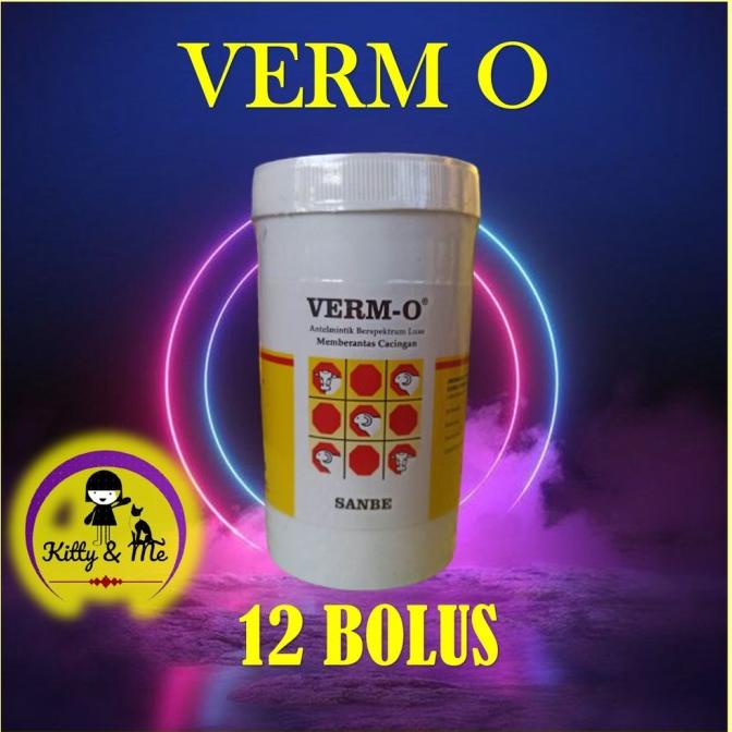 Jual New Verm O Bolus Obat Cacing Hewan Ternak Sapi Kerbau Dan