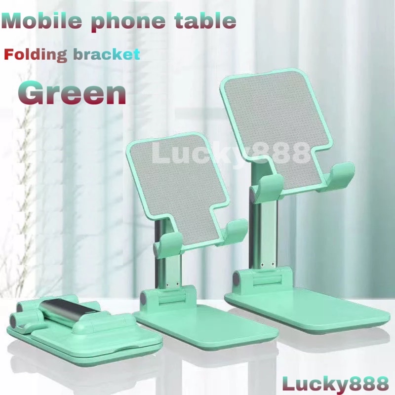 Jual Folding Bracket Hijau Lipat HP HD 23 Dekstop Phone Stand Standing