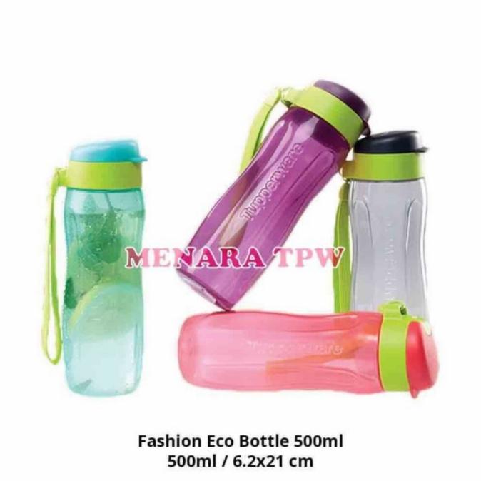 Jual Fashion Eco Bottle 500 ML Botol Air Minum Asli Tupperware