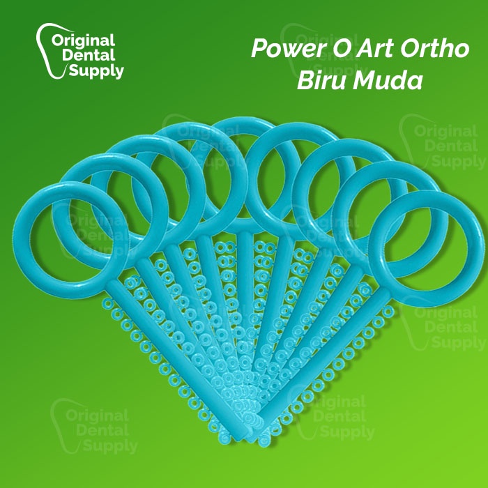 Jual Power O Ao Biru Muda Isi Stick Dental Karet Behel Gigi Art