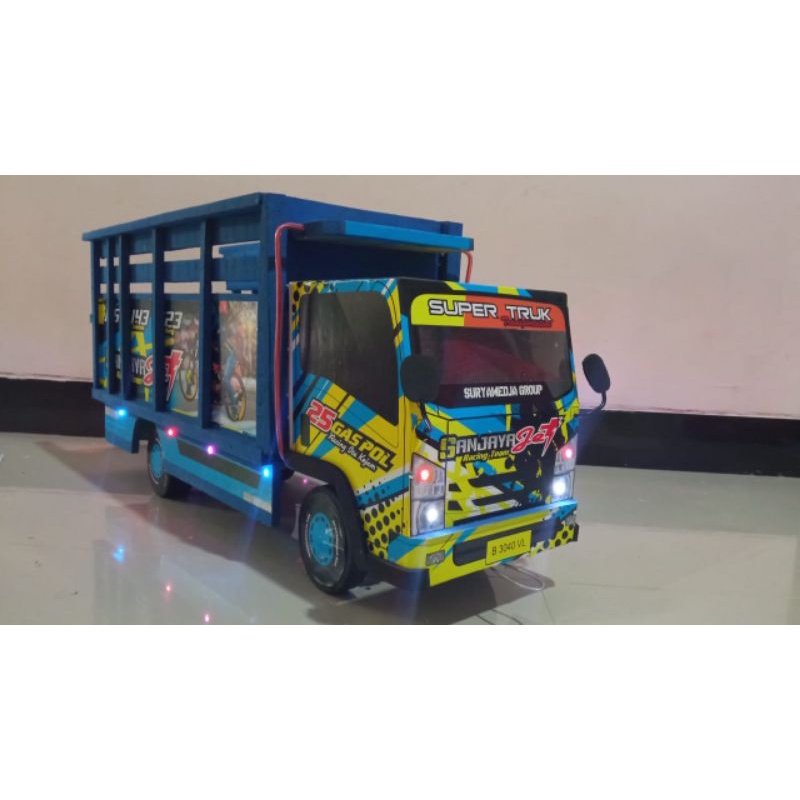 Jual MAINAN MOBIL TRUK MINIATUR TRUK OLENG KAYU JUMBO Shopee Indonesia