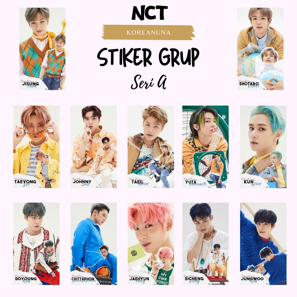 Jual Sticker Kpop Nct Dream 127 WayV Exo Haechan Jaemin Taehyung