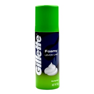 Jual KRIM CUKUR KUMIS GILLETTE SHAVING CREAM FOAM 50 GR LEMON Shopee