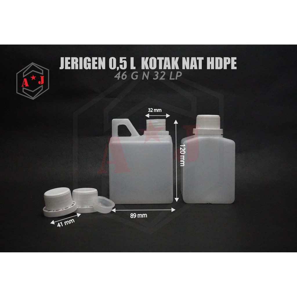 Jual Jerigen Ml Kotak Natural D Sumple Datar Jerigen Madu Botol