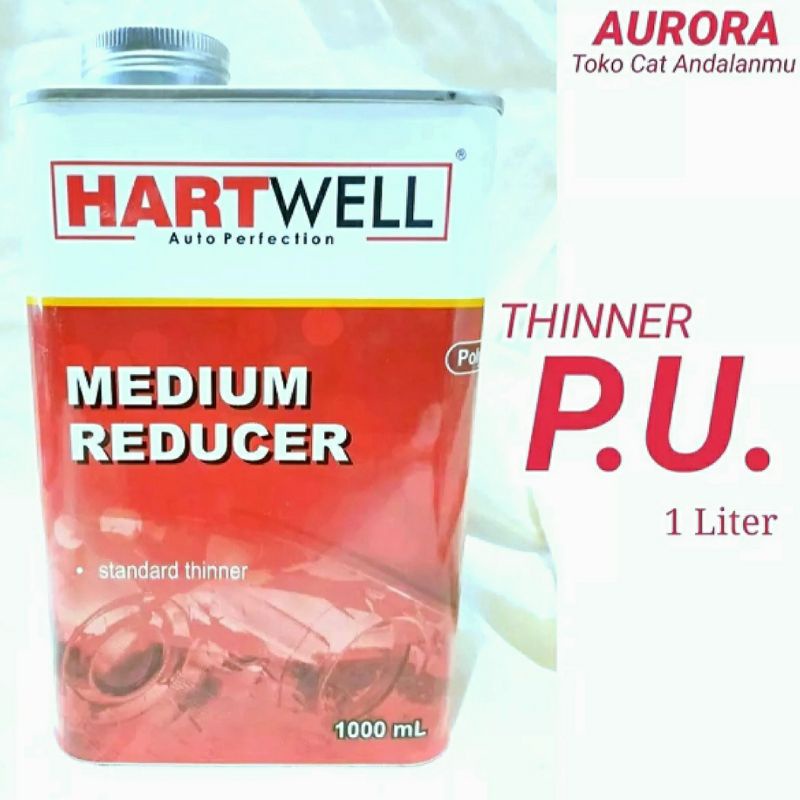 Jual Tiner Hartwell Medium Reducer Thinner Pu Liter Hatwel Reduser Piu