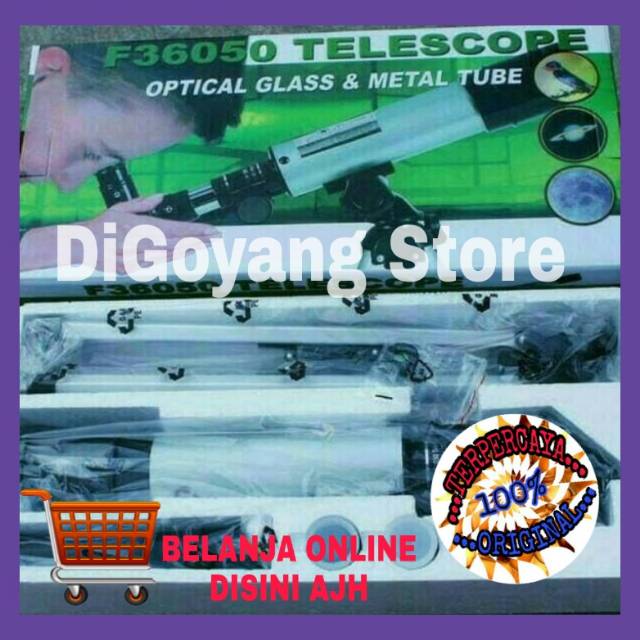 Jual Teropong Bintang F Teleskop Bintang Bulan Shopee Indonesia