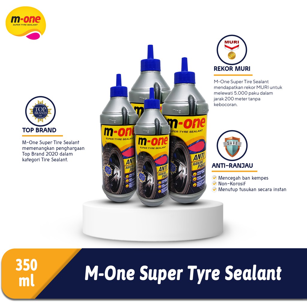 Jual M One Tyre Sealant Cairan Anti Ban Bocor Ml Shopee Indonesia