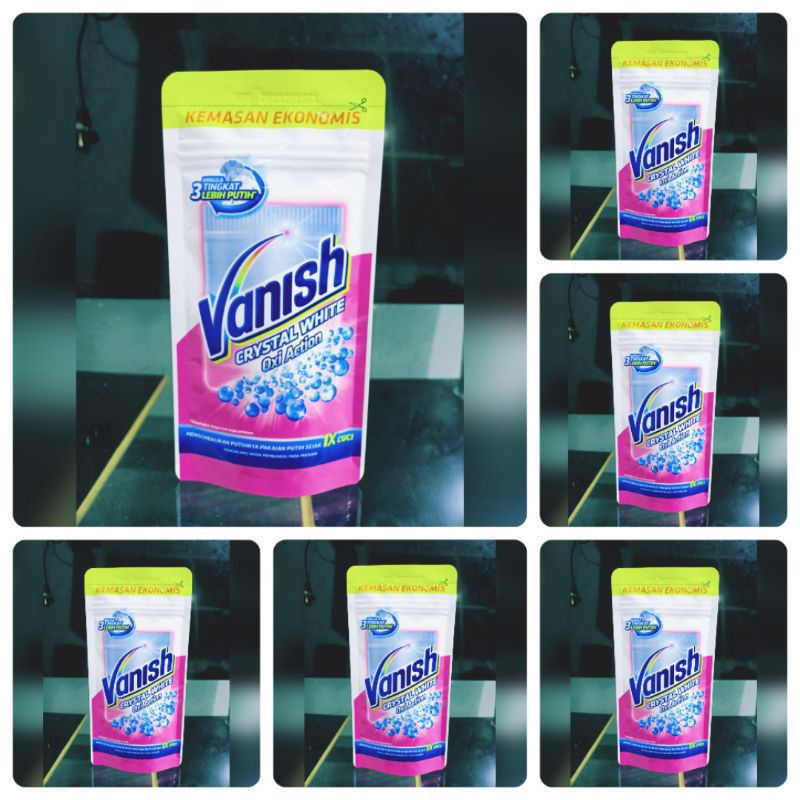 Jual Vanish Crystal White Oxi Action Bubuk 120gr X 6 Pcs Shopee Indonesia