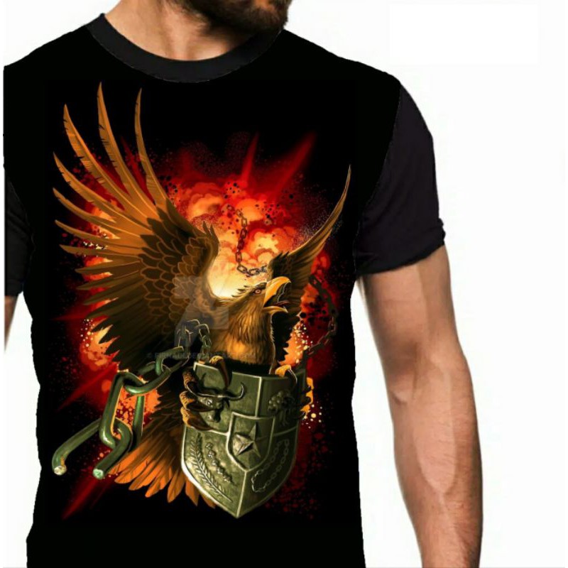 Jual Kaos Garuda Pancasila Di Dadaku Indonesia Bhinneka Merah Putih