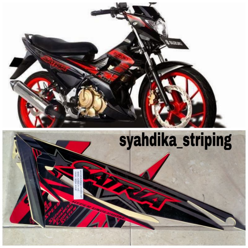 Jual STIKER STRIPING LIS BODY SUZUKI SATRIA FU F 150 FACELIFT THN