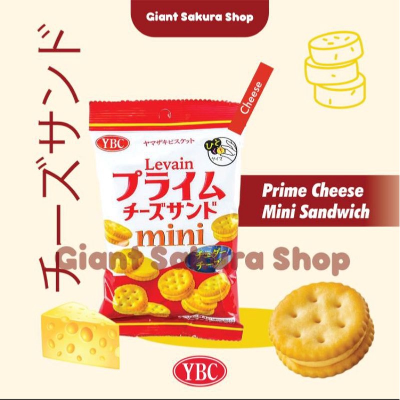 Jual Ybc Levain Prime Cheese Mini Sandwich Crackers Non Halal