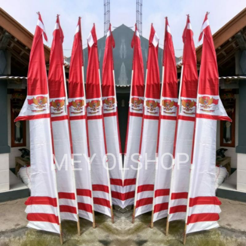 Jual Bendera Bandir Umbul Umbul Garuda Meter Jumbo Shopee Indonesia