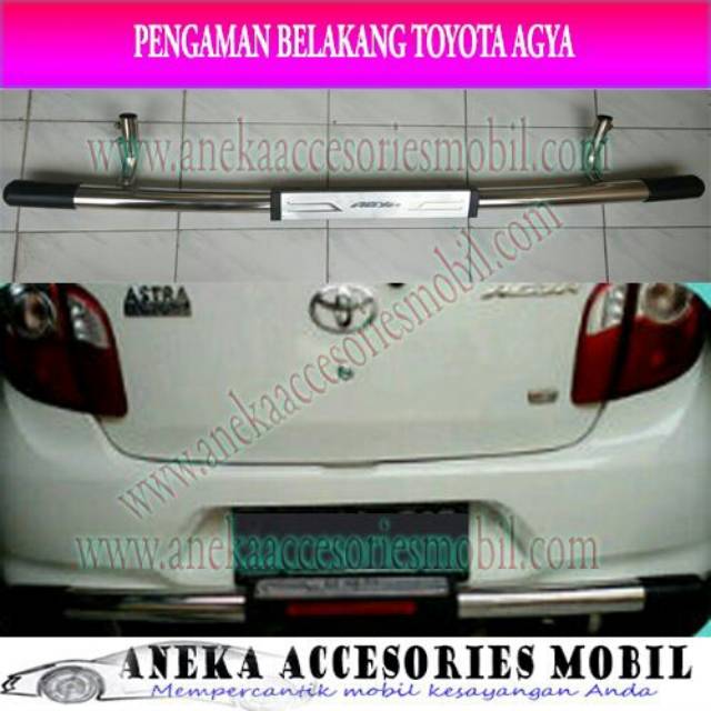 Jual Bemper Belakang Pengaman Belakang Tanduk Belakang Mobil Agya Dan