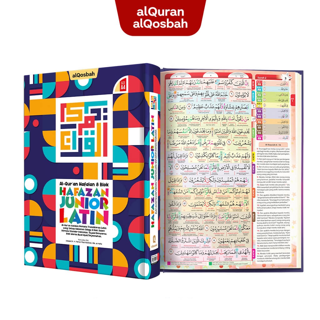 Jual Pb Al Quran Hafazan Blok Perkata Junior Latin A Hc Shopee