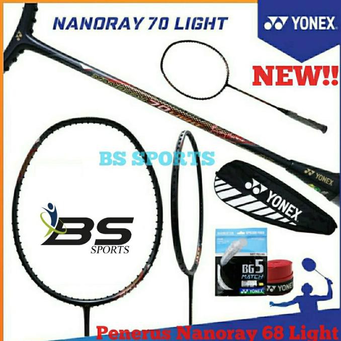 Jual RAKET BADMINTON RAKET YONEX NANORAY 70 LIGHT ORIGINAL Shopee