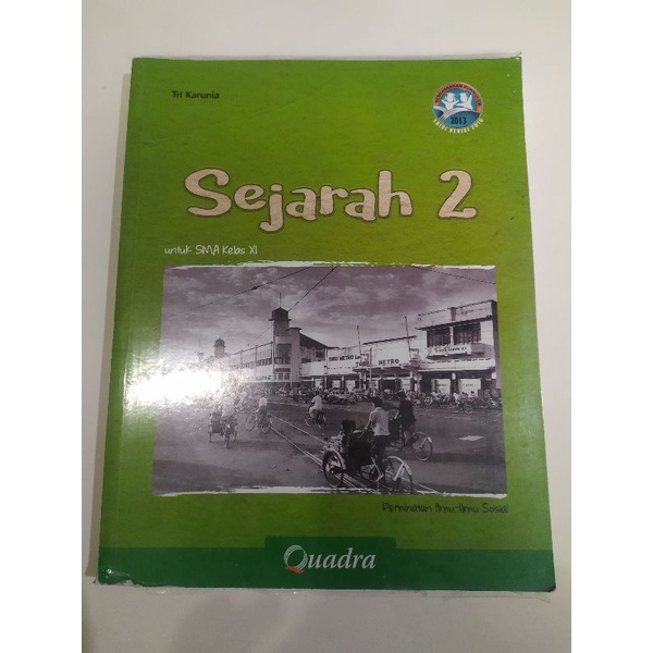 Jual Buku Paket Sejarah Quadra Untuk Sma Kelas Xi Kurikulum Peminatan