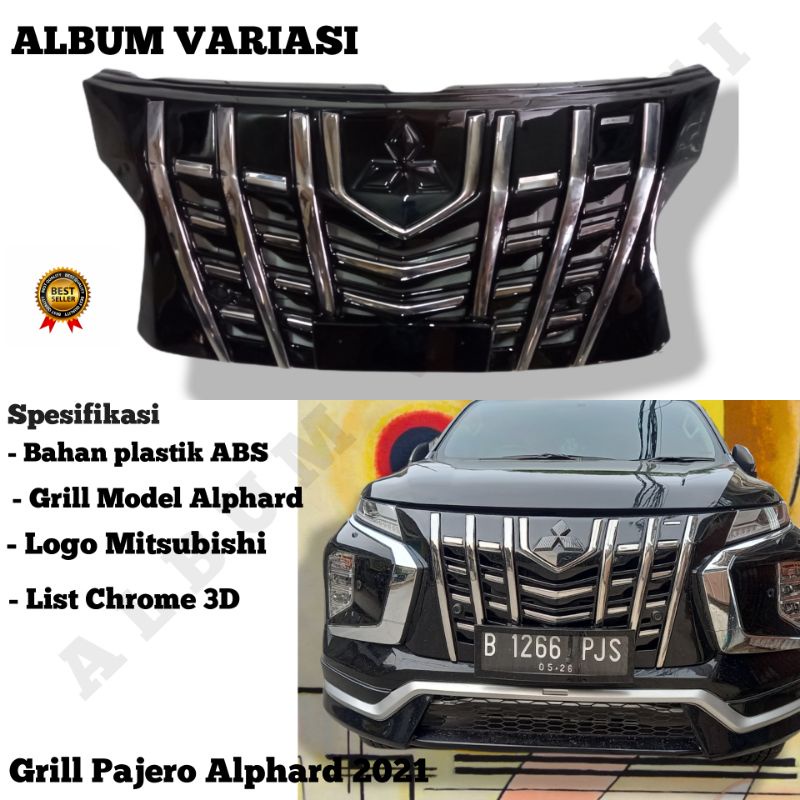 Jual Grill Mitsubishi Pajero Sport Model Alphard Shopee Indonesia