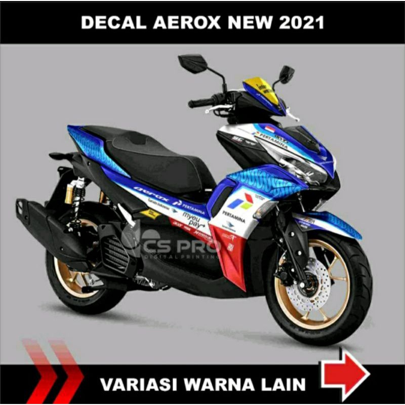 Jual Stiker Decal Aerox New Striping Fullbody Aerox Connected