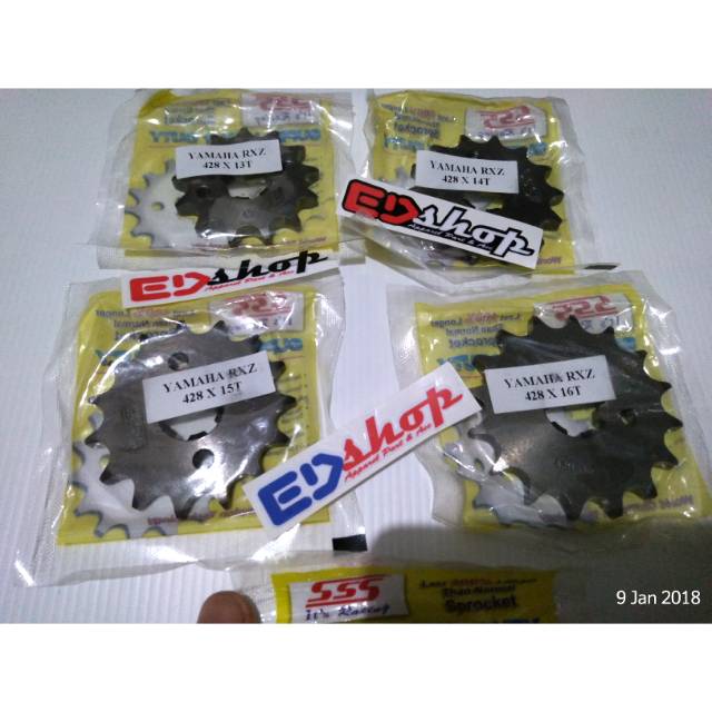 Jual Gear 428 Depan SSS VIXION BYSON RX MX KING R15 VEGA JUPITER NJMX