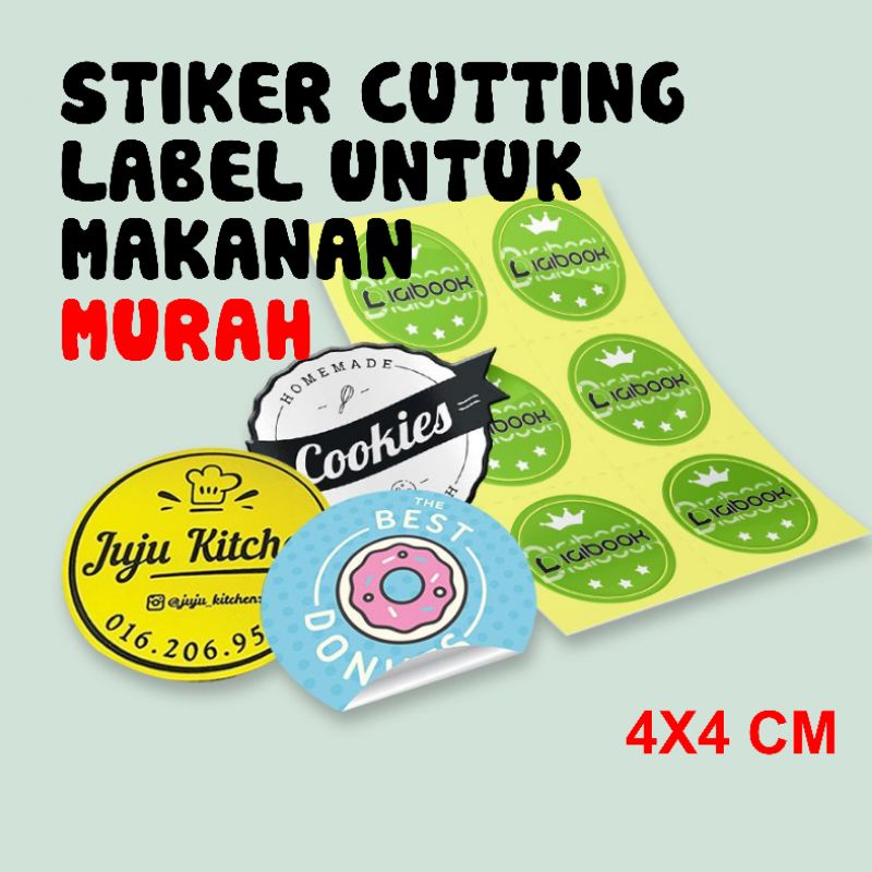 Jual Cetak Stiker Cutting Label Kemasan Jual Sticker Cutting Produk