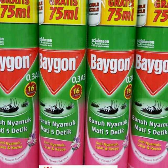 Jual Baygon Anti Nyamuk Lalat Kecoa 600ml 75ml 200ml Shopee Indonesia