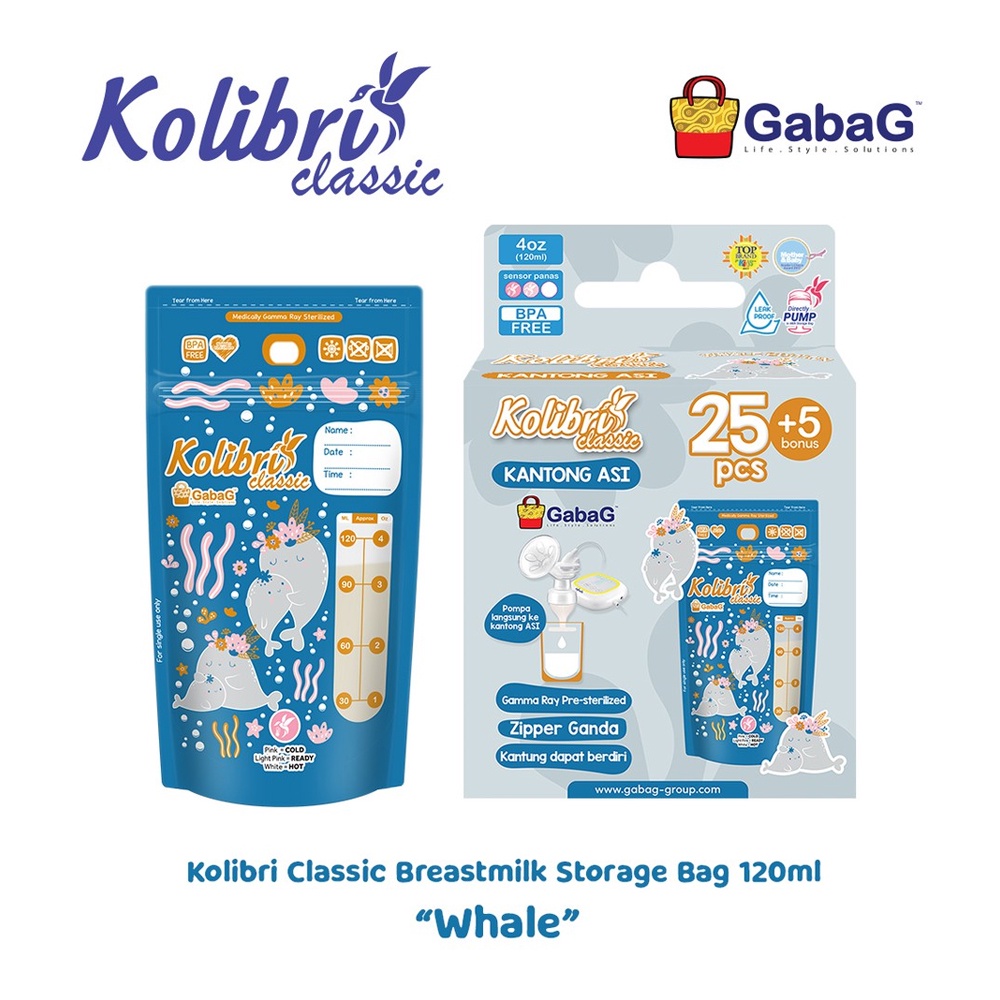 Jual Gabag Kolibri Smart Classic Ml Ml Ml Ml Kantong Asi