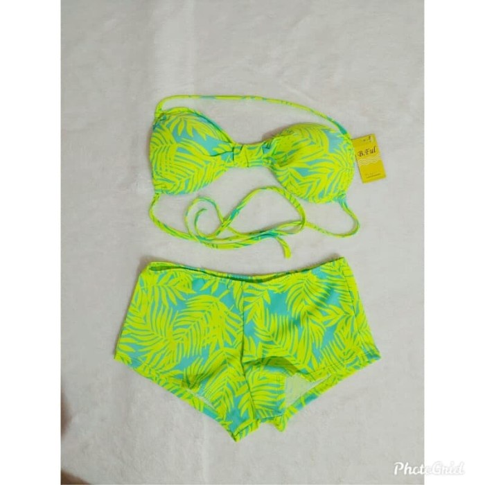 Jual BIKINI BIKINI SEXY WANITA BENTUK KUPU MOTIF KOTAK PINK BIKINI