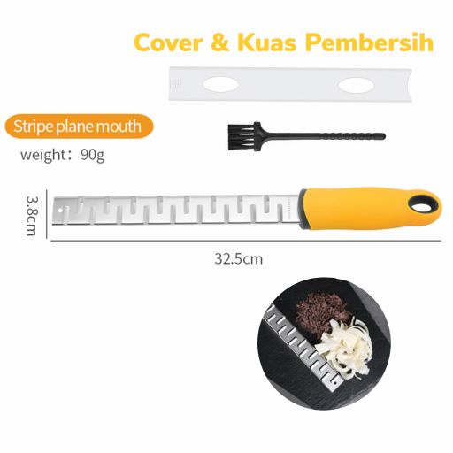 Jual Lemon Zester Cheese Grater Parutan Lemon Keju Coklat Wortel