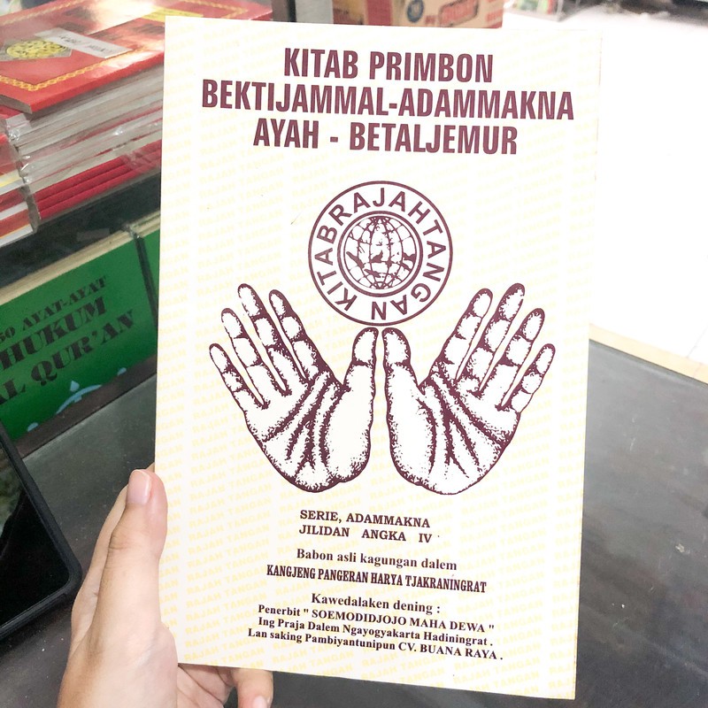 Jual Buku Kitab Primbon Bektijammal Adammakna Ayah Betaljemur Shopee